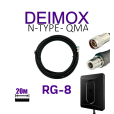 Кабель Alientech DEIMOX 20 м RG-8 (2 дроти) Кабель Alientech DEIMOX 20 м RG-8 (2 дроти)