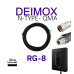 Кабель Alientech DEIMOX 30 м RG-8 N-Type - QMA (2 дроти) Кабель Alientech DEIMOX 30 м RG-8 N-Type - QMA (2 дроти)