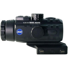 Прилад призматичний MAK MAKstorm 4x30i HD. Picatinny/Weaver Прилад призматичний MAK MAKstorm 4x30i HD. Picatinny/Weaver