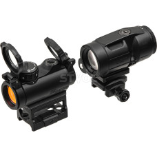 Комплект Sig Optics колiматор ROMEO-MSR 2 MOA та магнiфер JULIET3-MICRO 3X22MM
