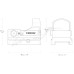 Прилад коліматорний Hawke Micro Reflex Sight 3 MOA. Weaver Прилад коліматорний Hawke Micro Reflex Sight 3 MOA. Weaver