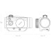 Прилад коліматорний Hawke Vantage 1x25 — Weaver. Сітка 3 MOA Dot Прилад коліматорний Hawke Vantage 1x25 — Weaver. Сітка 3 MOA Dot